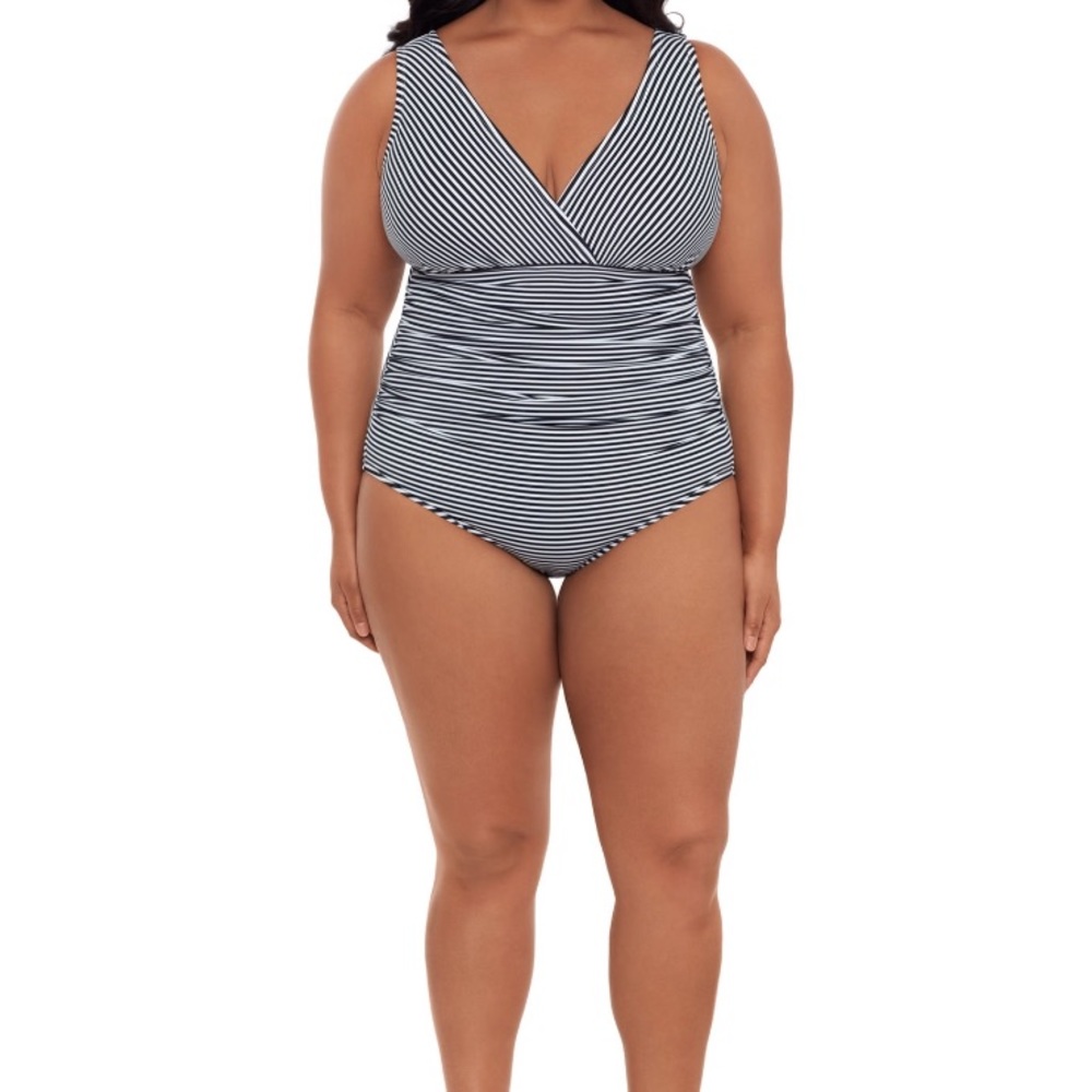 Striped one piece